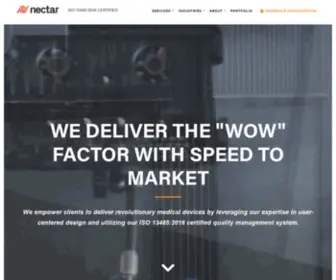 Nectarpd.com(Product Design and Development Firm) Screenshot