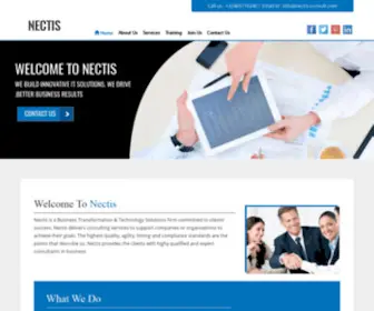 Nectis-Consult.com(Nectis Consult Rue des Colonies) Screenshot