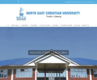 Necu.ac.in(North East Christian University) Screenshot