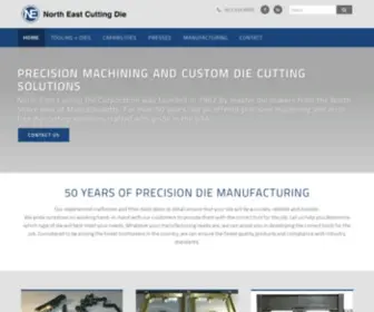 Necuttingdie.com(North East Cutting DieNorth East Cutting Die Home) Screenshot