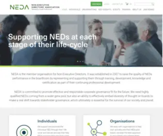 Nedaglobal.com(NEDA is the membership organisation for Non) Screenshot