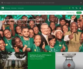 Nedbankgroup.co.za(Nedbank offers the complete range of banking solutions) Screenshot