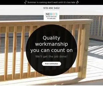 Nedeck.com(NE Home services) Screenshot