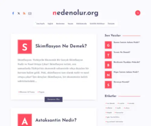 Nedenolur.org(Nedenolur) Screenshot