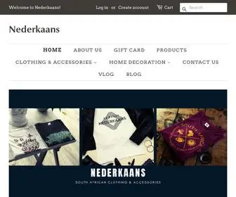 Nederkaans.nl(South African Accessories) Screenshot