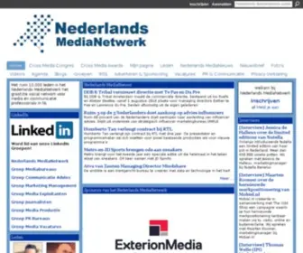 Nederlandsmedianetwerk.nl(Met ruim 10.000 leden) Screenshot