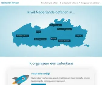 Nederlandsoefenen.be(Nederlands oefenen) Screenshot