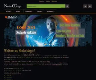 Nedermagic.nl(De winkel om losse Magic the Gathering kaarten te kopen) Screenshot