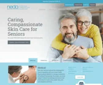 Nedermatology.com(Northeast Dermatology Associates) Screenshot