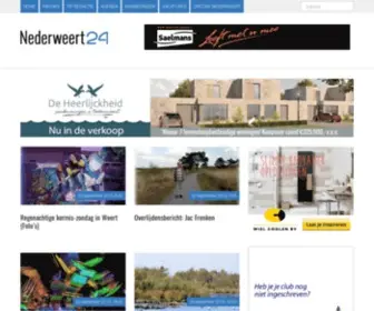 Nederweert24.nl(Nederweert 24) Screenshot