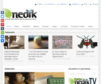 Nedik.com(Salud, Belleza y Bienestar) Screenshot