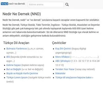 Nedirnedemek.com(Anlamı) Screenshot