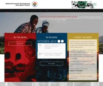Nedlac.org.za(National Economic Development and Labour Council) Screenshot