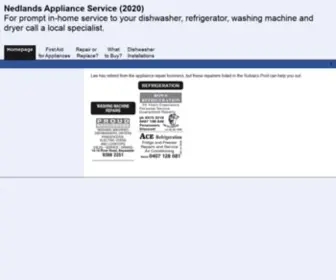 Nedlandsapplianceservice.com.au(Nedlands Appliance Service) Screenshot