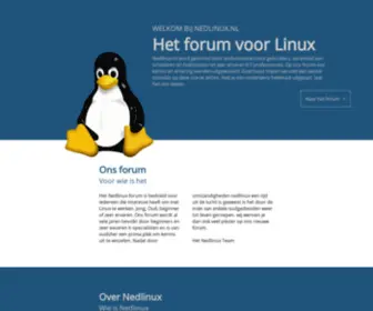 Nedlinux.nl(Het Nederlandstalig linuxforum) Screenshot