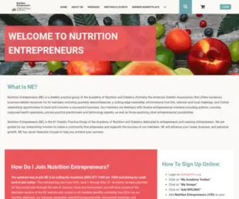 Nedpg.org(Nutrition Entrepreneurs DPG) Screenshot