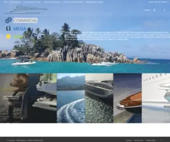 Nedshipgroup.com(The world of wonderful yachts) Screenshot