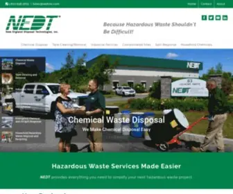 Nedtinc.com(Hazardous waste services made easier. NEDT) Screenshot