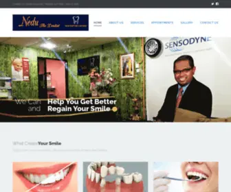 Neduthedentist.com(Nedu the Dentist) Screenshot