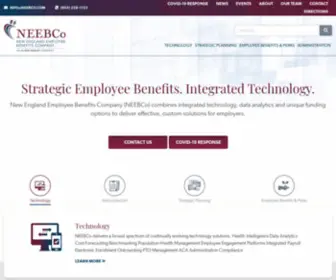 Neebco.com(New England Employee Benefits Company) Screenshot