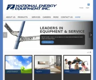 Nee.ca(National Energy Equipment inc) Screenshot