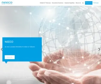 Neeco.com(Neeco Global ICT Services) Screenshot