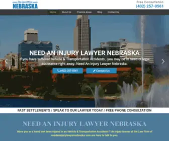 Needaninjurylawyernebraska.com(Need An Injury Lawyer Nebraska) Screenshot