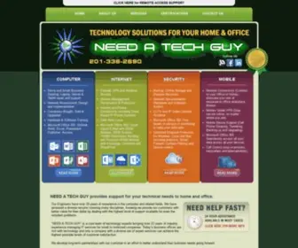 Needatechguy.com(Responsive Personal Technical Support) Screenshot