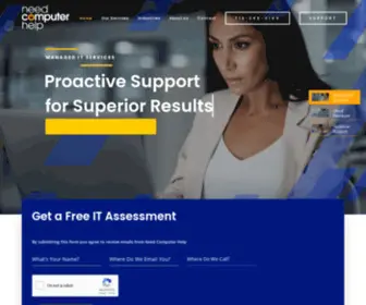 Needcomputerhelp.com(IT Support Services) Screenshot