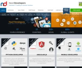 Needdevelopers.com(Need Developers) Screenshot