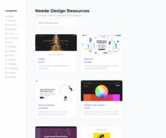 Neede.co(Neede Design Resources) Screenshot