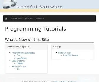 Needfulsoftware.com(Needful Software) Screenshot