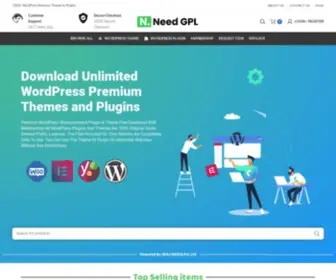 Needgpl.com(WordPress & WooCommerce GPL Plugins & Themes) Screenshot