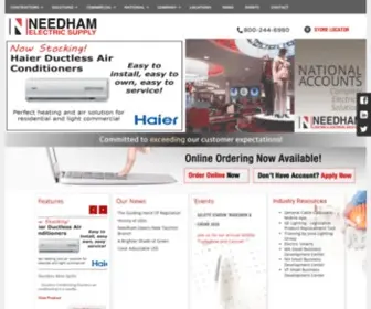 Needhamelectric.com(Needham Electric Supply) Screenshot