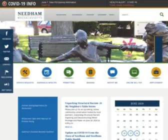 Needhamma.gov(Needham, MA) Screenshot