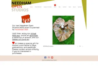 Needhamopenstudios.com(Needham Open Studios) Screenshot