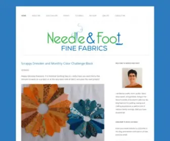 Needleandfoot.com(Needle and Foot) Screenshot