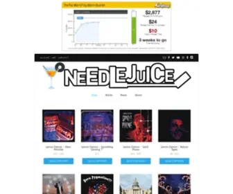 Needlejuicerecords.com(Squeezing out the jams) Screenshot