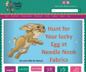 Needlenookfabrics.com(Needle Nook Fabrics) Screenshot