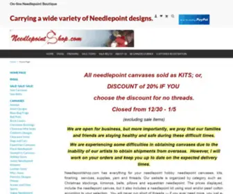 Needlepointshop.com(Needlepoint) Screenshot