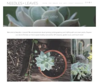 Needlesandleaves.net(Needles + Leaves) Screenshot