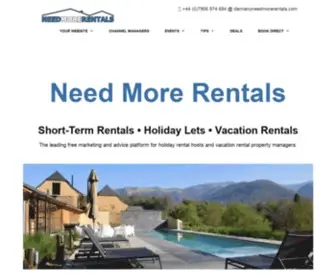 Needmorerentals.com(Need More Rentals) Screenshot