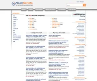 Needscripts.com(Need Scripts) Screenshot