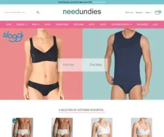 Needundies.com(Womens And Mens Underwear) Screenshot