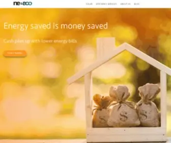 Neeeco.com(Home Neeeco Energy Solution that Saves You Money) Screenshot