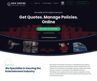 Neeis.com(New Empire Entertaiment Insurance Services) Screenshot