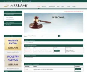 Neelami.co.in(Auctioneer) Screenshot