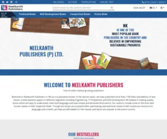 Neelkanthpublishers.com(Neelkanth Publishers (NK)) Screenshot