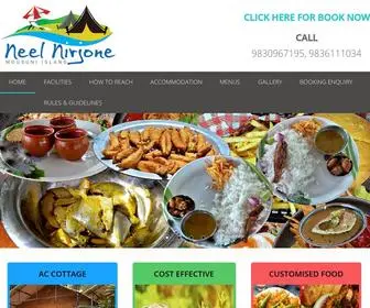 Neelnirjone.com(The Best Cottage Resort At Mousuni Island) Screenshot