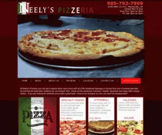 Neelyspizzeria.com(Neely's Pizzeria) Screenshot